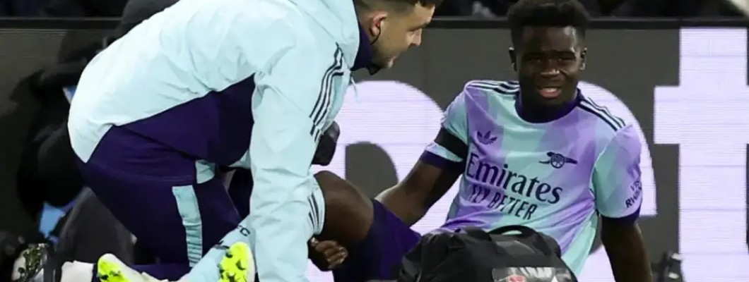 Arteta potwierdził, że Saka przeszedł operację