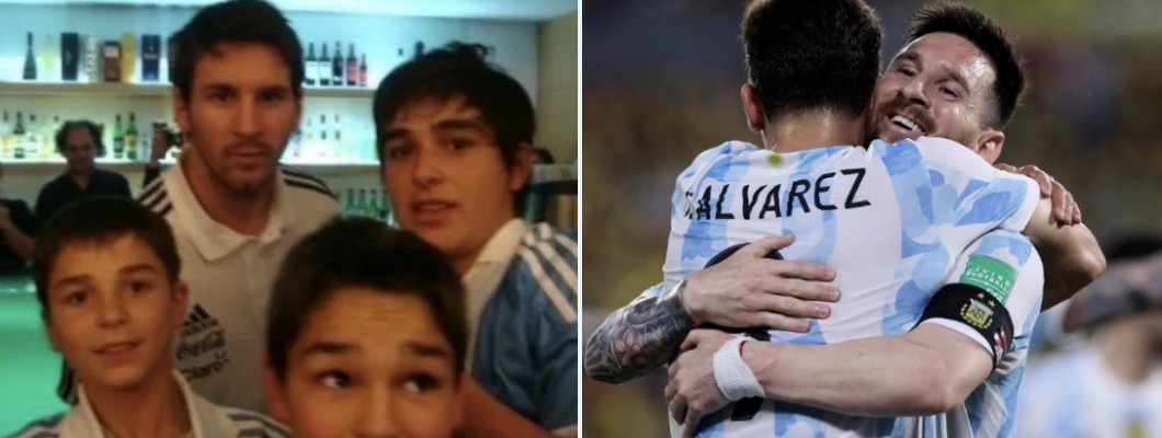 Dzieci wokół Messiego dorosły!