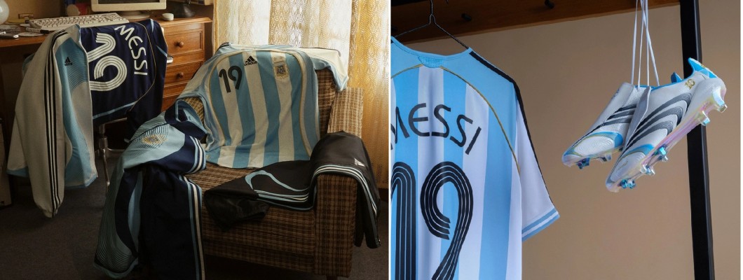 Oddając hołd Messiemu, Adidas odtwarza 20 lat chwały