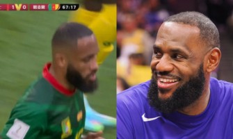 Zawodnicy z Kamerunu przypominają Jamesa!