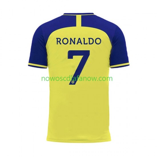 Koszulka Al-Nassr Ronaldo 7 Męska Domowy Komplet 2022-2023 Krótkie Rękawy