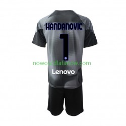 Koszulka Inter Mediolan Samir Handanovic 1 Bramkarskie Dziecięca Domowy Komplet 2022-2023 Krótkie Rękawy