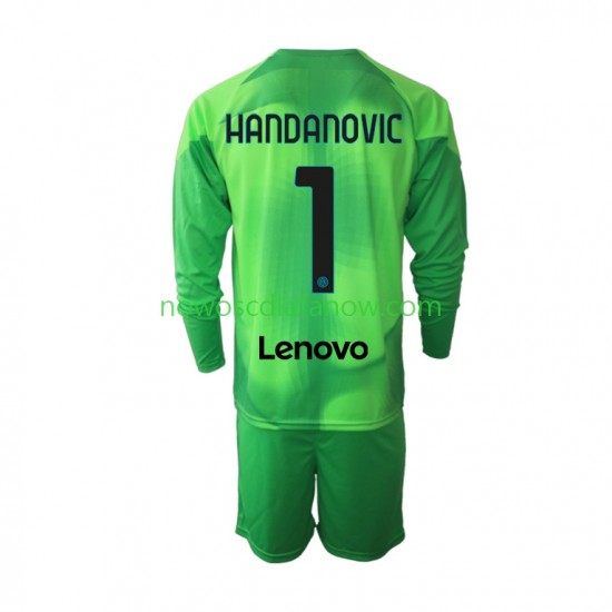 Koszulka Inter Mediolan Samir Handanovic 1 Bramkarskie Dziecięca Trzeci Komplet 2022-2023 Długie Rękawy