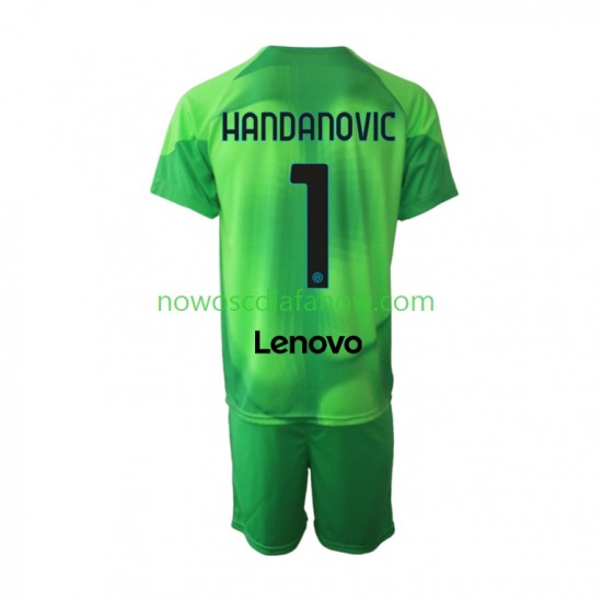 Koszulka Inter Mediolan Samir Handanovic 1 Bramkarskie Dziecięca Trzeci Komplet 2022-2023 Krótkie Rękawy