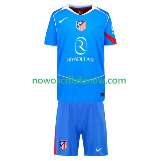 Koszulka Atlético Madryt Dziecięca Trzeci Komplet 2025-2026 Krótkie Rękawy