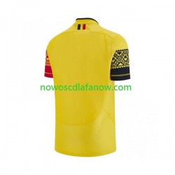 Koszulka ROUMANIE Męska Domowy Komplet Rugby World Cup 2023 Krótkie Rękawy