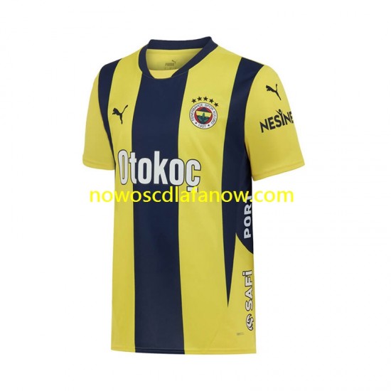 Koszulka Fenerbahce Męska Domowy Komplet 2024-2025 Krótkie Rękawy