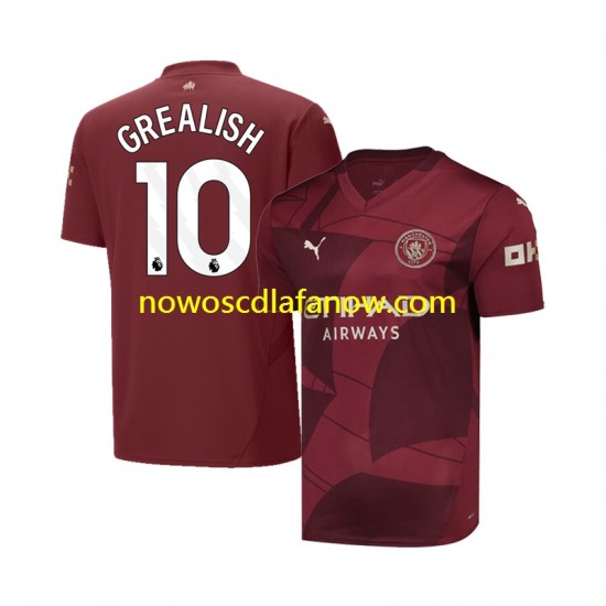 Koszulka Manchester City Jack Grealish 10 Męska Trzeci Komplet 2024-2025 Krótkie Rękawy