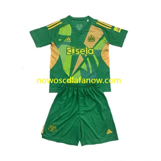 Koszulka Newcastle United Bramkarskie Dziecięca Domowy Komplet 2024-2025 Krótkie Rękawy