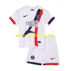 Koszulka Paris Saint-Germain Dziecięca Wyjazdowy Komplet 2024-2025 Krótkie Rękawy