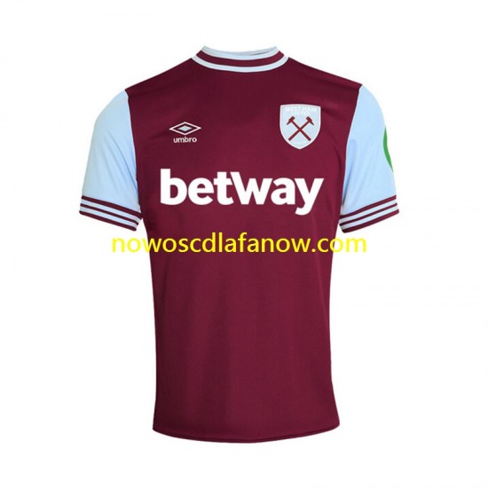 Koszulka West Ham United Męska Domowy Komplet 2024-2025 Krótkie Rękawy