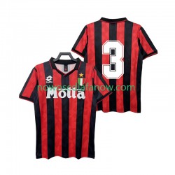 Koszulka AC Milan 3 1993 Retro Męska Domowy Komplet 1994 Krótkie Rękawy