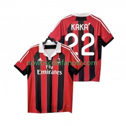 Koszulka AC Milan KAKA 22 2012 2013 Retro Męska Domowy Komplet Krótkie Rękawy
