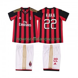 Koszulka AC Milan KAKA 22 2013 2014 Retro Dziecięca Domowy Komplet Krótkie Rękawy