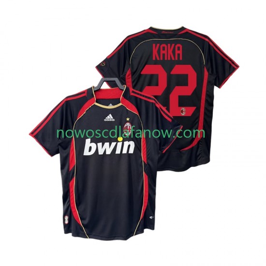 Koszulka AC Milan KAKA 22 2007 Retro Męska Trzeci Komplet 2006 Krótkie Rękawy