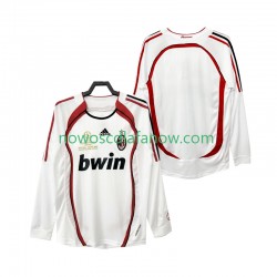 Koszulka AC Milan 2007 Retro Męska Wyjazdowy Komplet 2006 Długie Rękawy
