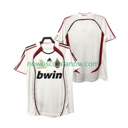 Koszulka AC Milan 2007 Retro Męska Wyjazdowy Komplet 2006 Krótkie Rękawy