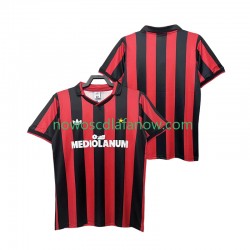 Koszulka AC Milan 1990 1991 Retro Męska Domowy Komplet Krótkie Rękawy