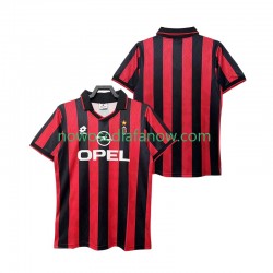 Koszulka AC Milan 1995 1996 Retro Męska Domowy Komplet Krótkie Rękawy