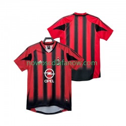 Koszulka AC Milan 2005 Retro Męska Domowy Komplet 2004 Krótkie Rękawy