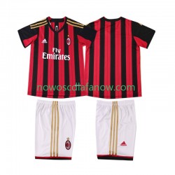 Koszulka AC Milan 2013 2014 Retro Dziecięca Domowy Komplet Krótkie Rękawy