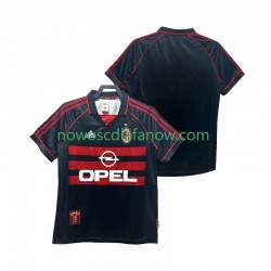 Koszulka AC Milan Retro Męska Trzeci Komplet 1998 1999 Krótkie Rękawy