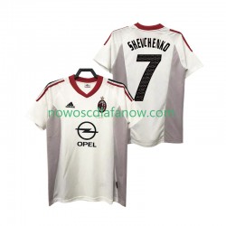 Koszulka AC Milan SHEVCHENKO 7 2005 Retro Męska Wyjazdowy Komplet 2004 Krótkie Rękawy