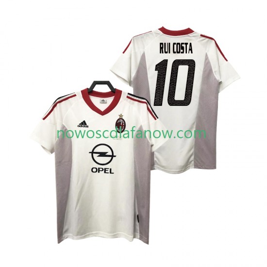 Koszulka AC Milan rui costa 10 2005 Retro Męska Wyjazdowy Komplet 2004 Krótkie Rękawy