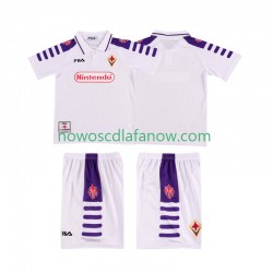 Koszulka Fiorentina Retro Dziecięca Wyjazdowy Komplet 1998 1999 Krótkie Rękawy