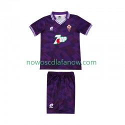Koszulka Fiorentina 1992 1993 Retro Dziecięca Domowy Komplet Krótkie Rękawy