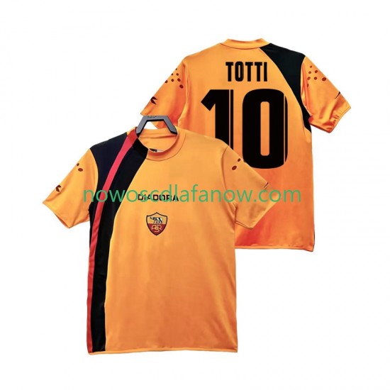 Koszulka AS Roma TOTTI 10 2005 Retro Męska Domowy Komplet 2006 Krótkie Rękawy