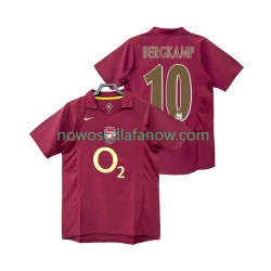 Koszulka Arsenal BERGKAMP 10 2005 Retro Męska Domowy Komplet 2006 Krótkie Rękawy