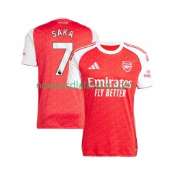 Koszulka Arsenal Bukayo Saka 7 Męska Domowy Komplet 2025-2026 Krótkie Rękawy