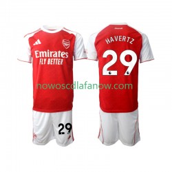 Koszulka Arsenal Kai Havertz 29 Dziecięca Domowy Komplet 2025-2026 Krótkie Rękawy