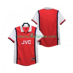 Koszulka Arsenal Retro Męska Domowy Komplet 1998 1999 Krótkie Rękawy