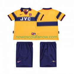 Koszulka Arsenal 1997 Retro Dziecięca Wyjazdowy Komplet 1999 Krótkie Rękawy