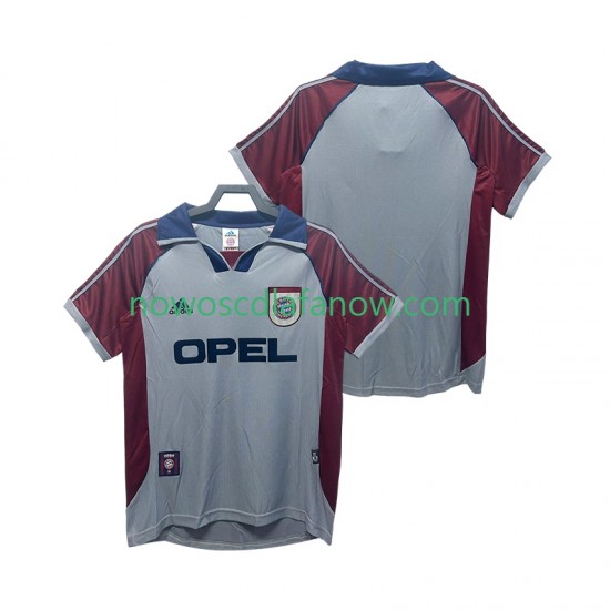 Koszulka Bayern Monachium Retro Męska Trzeci Komplet 1998 1999 Krótkie Rękawy