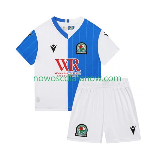 Koszulka Blackburn Rovers Dziecięca Domowy Komplet 2025-2026 Krótkie Rękawy