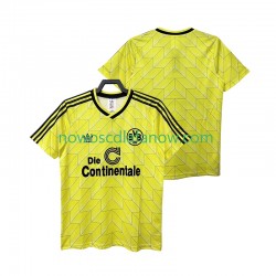 Koszulka Borussia Dortmund 1988 1989 Retro Męska Domowy Komplet Krótkie Rękawy