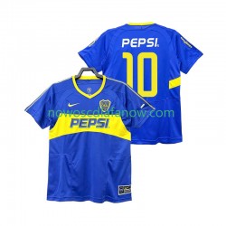 Koszulka CA Boca Juniors PEPSI 10 2003 Retro Męska Domowy Komplet 2004 Krótkie Rękawy