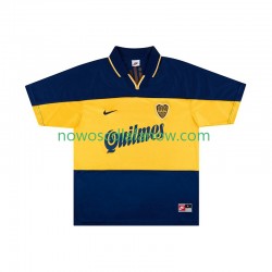 Koszulka CA Boca Juniors 2000 Retro Męska Domowy Komplet 1999 Krótkie Rękawy