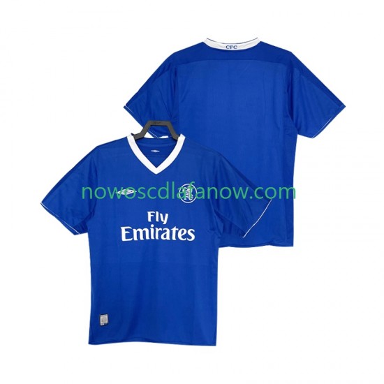 Koszulka Chelsea 2003 2005 Retro Męska Domowy Komplet Krótkie Rękawy