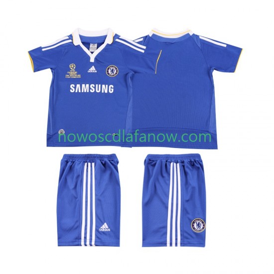 Koszulka Chelsea 2007 Retro Dziecięca Domowy Komplet 2008 Krótkie Rękawy