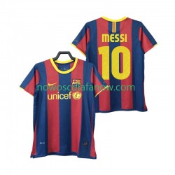 Koszulka FC Barcelona Lionel Messi 10 Retro Męska Domowy Komplet 2011 2010 Krótkie Rękawy