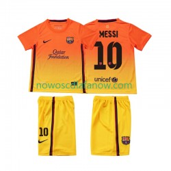 Koszulka FC Barcelona Lionel Messi 10 2012 2013 Retro Dziecięca Wyjazdowy Komplet Krótkie Rękawy