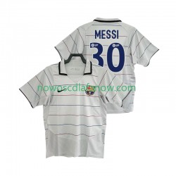 Koszulka FC Barcelona Lionel Messi 30 2003 Retro Męska Wyjazdowy Komplet 2004 Krótkie Rękawy