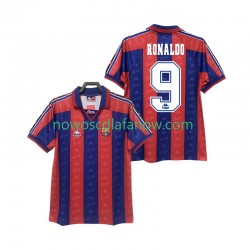 Koszulka FC Barcelona RONALDO 9 1996 1997 Retro Męska Domowy Komplet Krótkie Rękawy