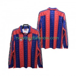 Koszulka FC Barcelona 1996 1997 Retro Męska Domowy Komplet Długie Rękawy
