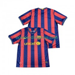 Koszulka FC Barcelona 2009 Retro Męska Domowy Komplet 2010 Krótkie Rękawy