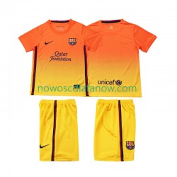 Koszulka FC Barcelona 2012 2013 Retro Dziecięca Wyjazdowy Komplet Krótkie Rękawy